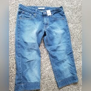 Levi jean shorts capri size 9m